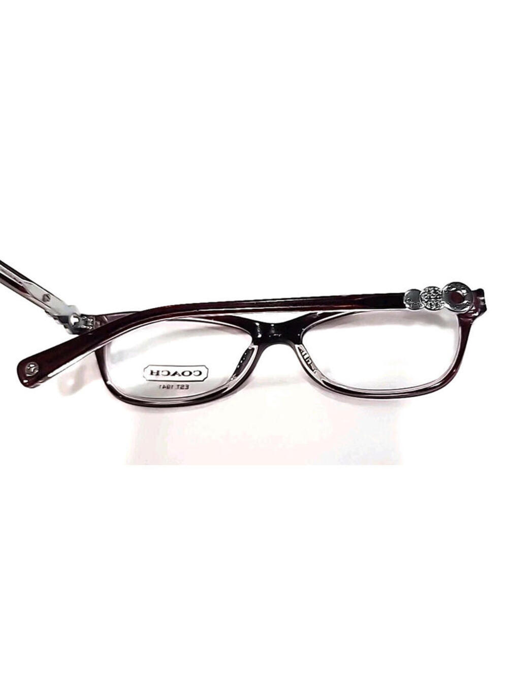 Coach HC6014 Elise 5251 Burgundy Eyeglasses 50-15 135 - Picture 4 of 9